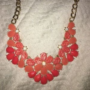 Orange Statement Necklace